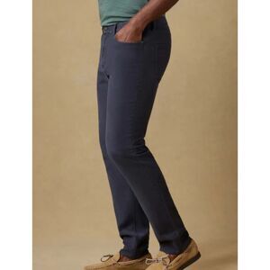 Faherty Stretch Terry 5-Pocket Pant Navy 34